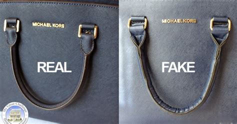 how can you tell a fake michael kors bag